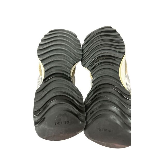 $695 Men's FEAR OF GOD Lace-Up Runner Sneakers Sabbia 42 US  Made in Italy - Picture 9 of 11